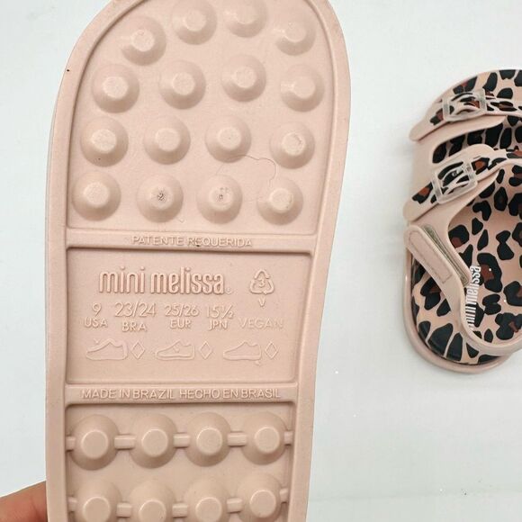 MINI MELISSA
Girl's Wide II Leopard Print Sandals - Picture 4 of 5